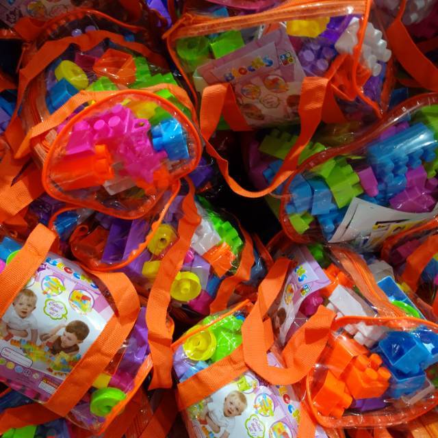 Mainan Edukasi Anak Lego Blok Block Pintar Kreatif Isi 52 pcs
