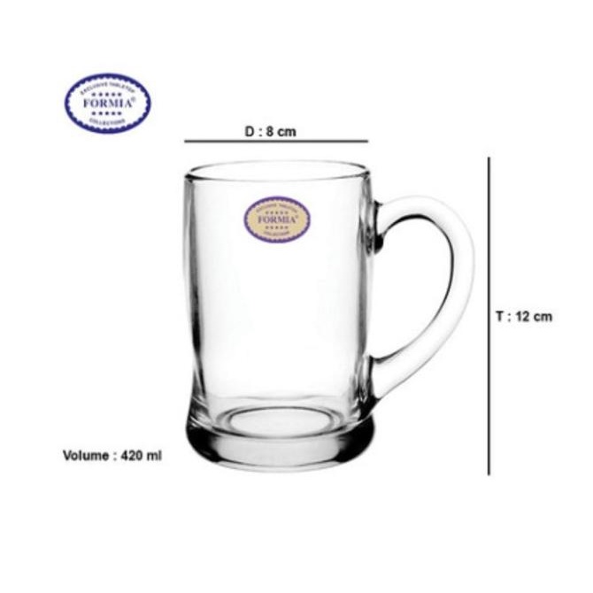Silahkan Order] FORMIA gelas mug BENHUR 420ml / 42 CL / 14 OZ MIRIP luminarc benidorm