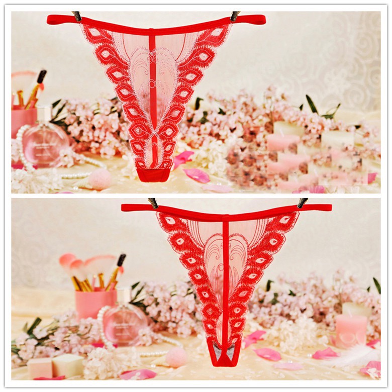 Celana Dalam Wanita Bunga bordir Thong Sexy Fashion T-Celana G String Lingerie Seksi 3C223