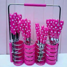 SENDOK POLKADOT SET 24PCS Murah