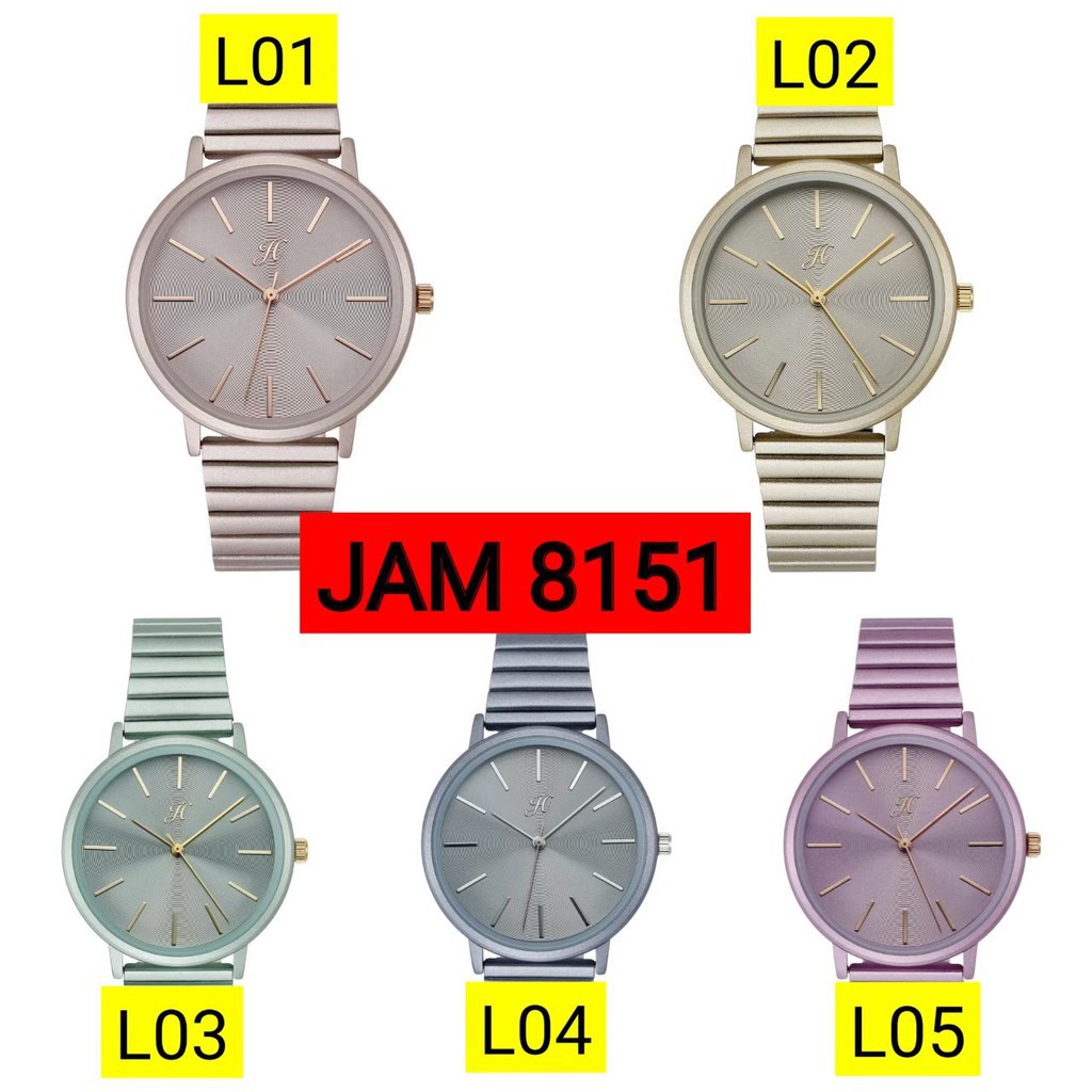 Jims Honey Jam Tangan 8151 Wanita Jimshoney Import Elegan Murah Ori Analog Quartz Fashion JH