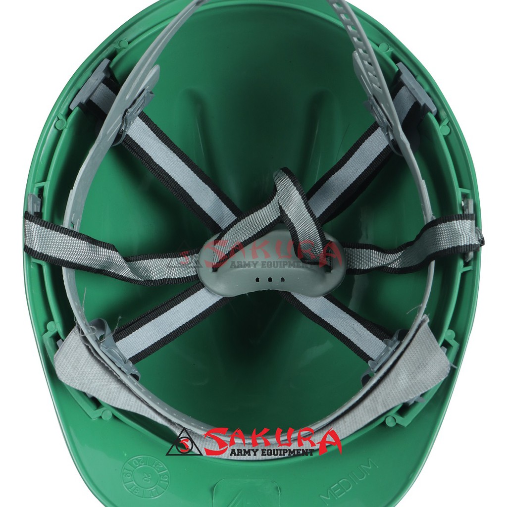 Helm Proyek Safety A3 Warna Hijau