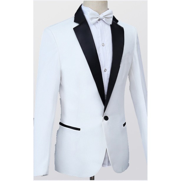 BLAZER KEREN COWOK WARNA PUTIH ORIGI WHITE ORIGINAL NIKAYU HIGH TWIST FULL FURING SLIMFIT