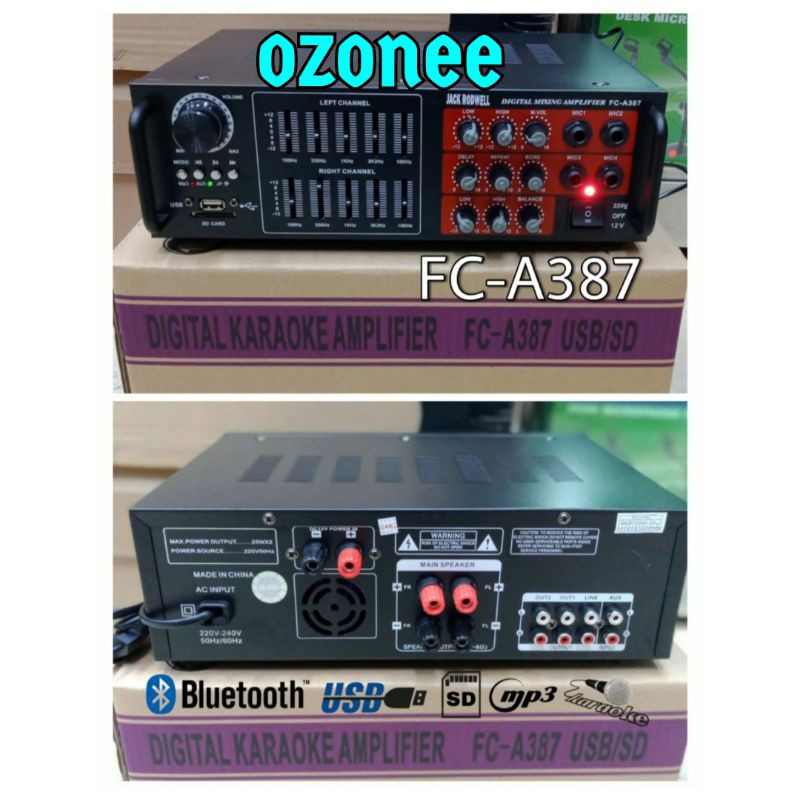 AMPLI FIRSCLASS A 387 AMPLIFIER FIRSTCLASS A387 USB SD ORIGINAL