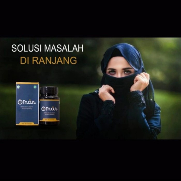 Obat Ku-at Pria Herbal OMAR Suplemen Stamina Pria % Asli Original