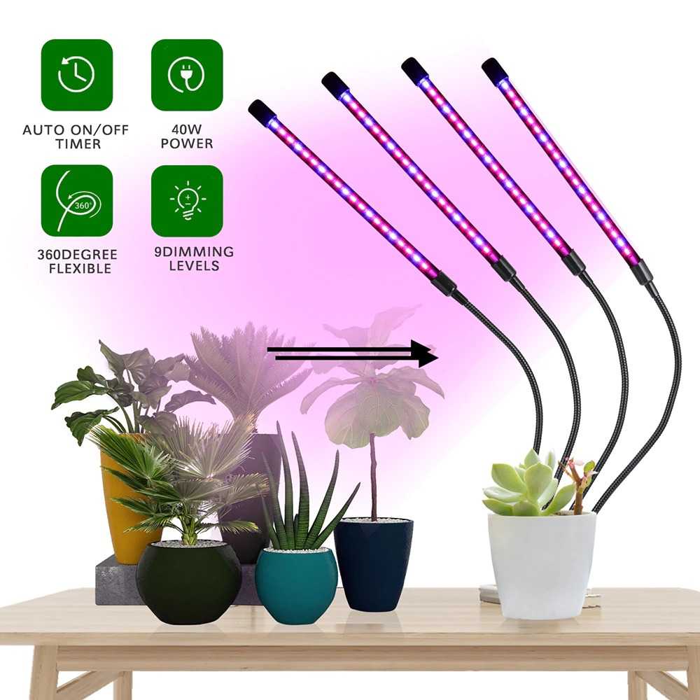 TD-DHA DQOK Lampu Tanaman Phyto Lamp Full Spectrum LED Grow Light - LD7448