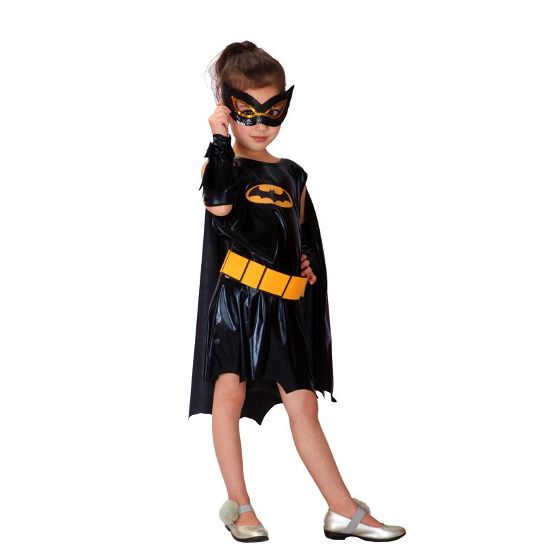 COSTUME BATMAN GIRL ANAK COSPLAY HALLOWEEN COSTUME SUPERHERO