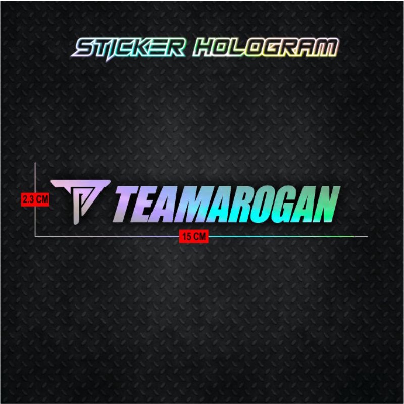 Stiker Cutting Hologram PSKNMTC RX KING JET DARAT SPEEDHUNTERS STUSSY Stiker Helm Stiker Motor-TEAMAROGAN