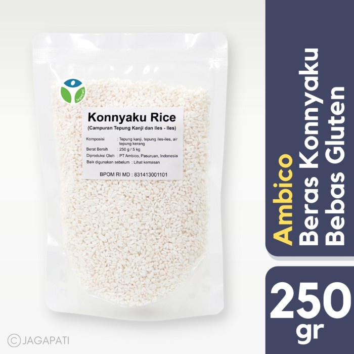 

bg20t01r Genki Plant - Beras Konyaku 1Kg - Shirataki Konnyaku Rice Sv012Ss
