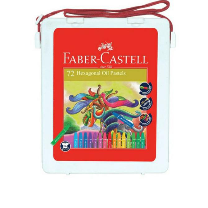 

Promo CRAYON KRAYON OIL PASTEL FABER CASTELL 72 WARNA HEXA CASE