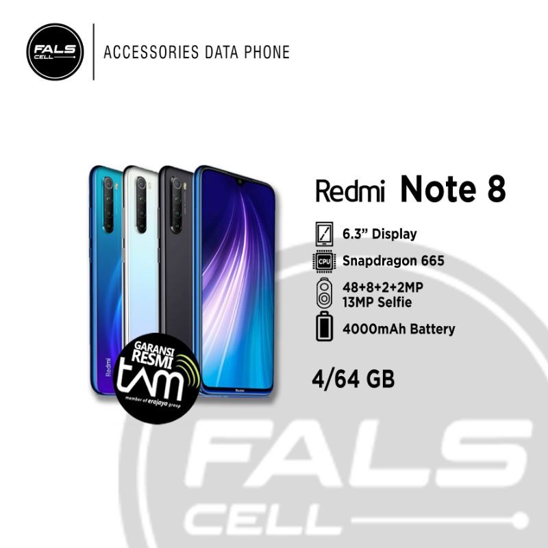 Xiaomi Redmi Note 8 4/64 [ BARU ]