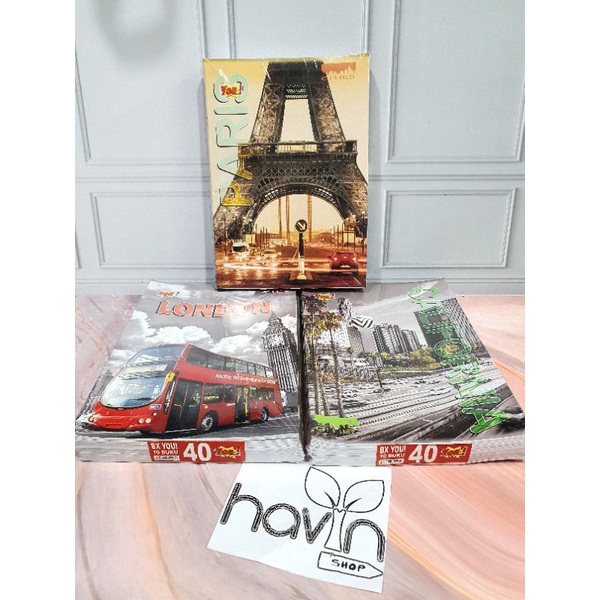 (10pc) BUKU TULIS ukuran BOXY merek YOU isi 40lembar kertas per buku-3