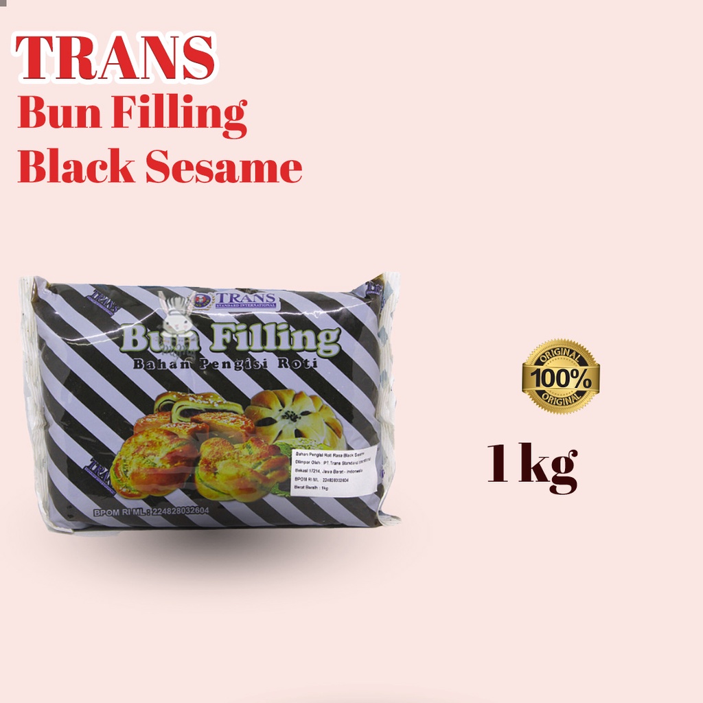 

FILLING TRANS BLACK SESAME 1 Kg / ISIAN ROTI BUN BAKPAO WIJEN HITAM