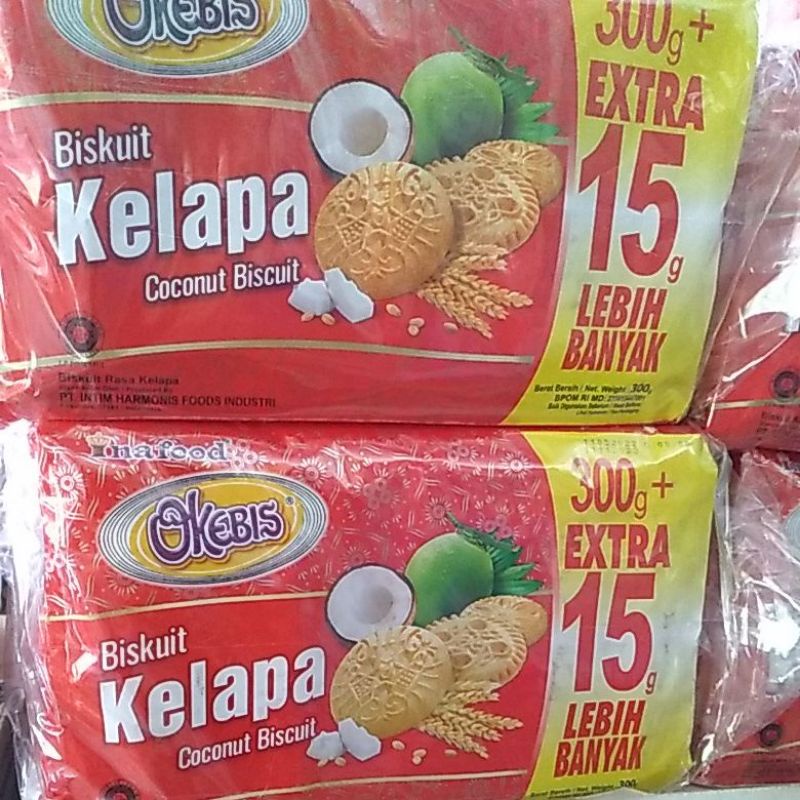 BARU Paket 1 pack Okebis Kelapa isi 7 bks x 300gr