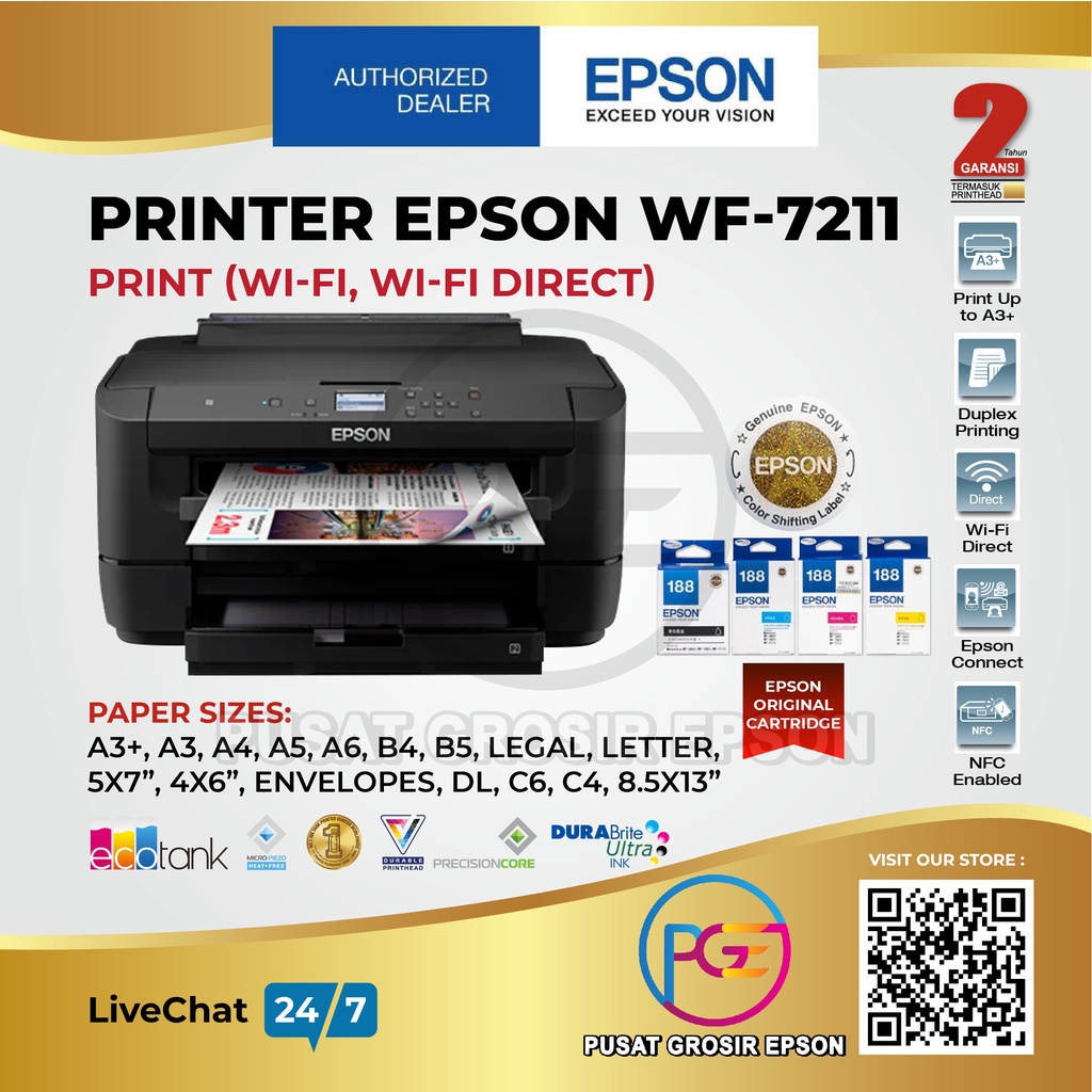 

PRINTER EPSON WF 7211 WF-7211 WF7211