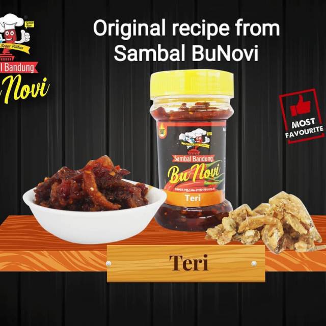 

Sambal Bandung BuNovi IKAN TERI SEGAR