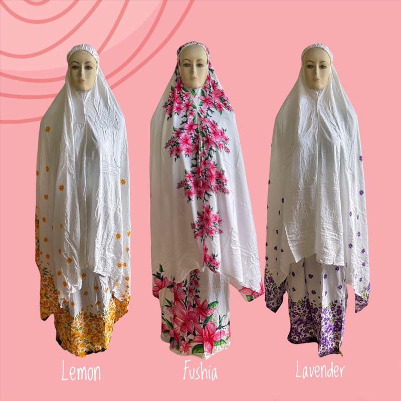 MUKENAH MOTIF RAYON BALI