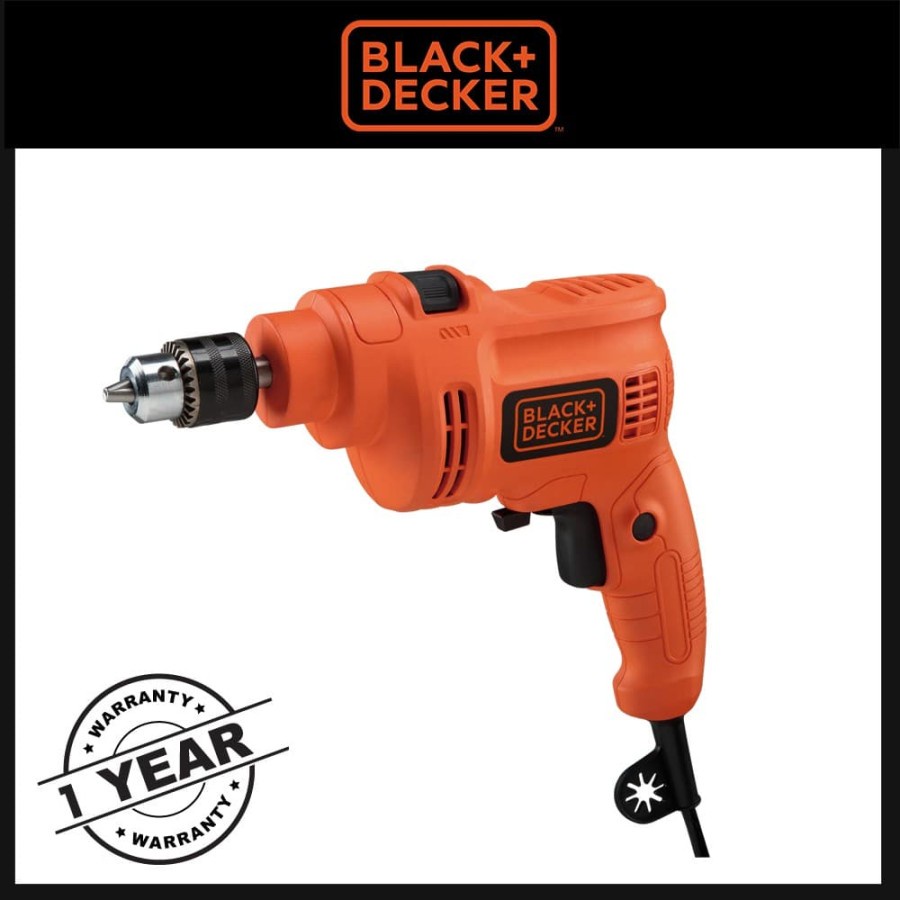 Mesin Bor BLACK DECKER MESIN HAMMER DRILL 10MM TP555 B1