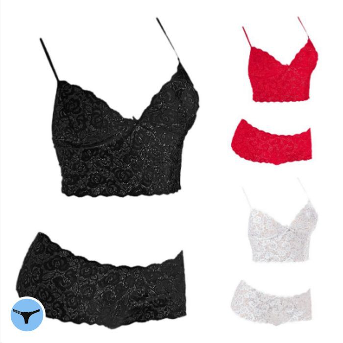BH SET / BRA SET / DALEMAN SET WANITA SEXY / BAJU DALAM WANITA CAMISOLE BIKINI LINGERIE SEKSI