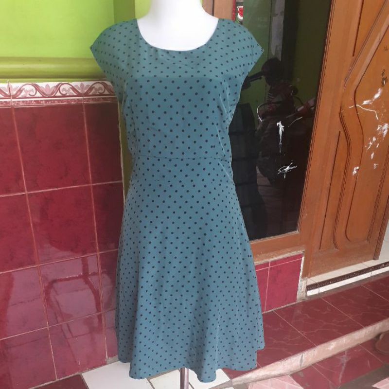 PL DRESS CASUAL POLKADOT