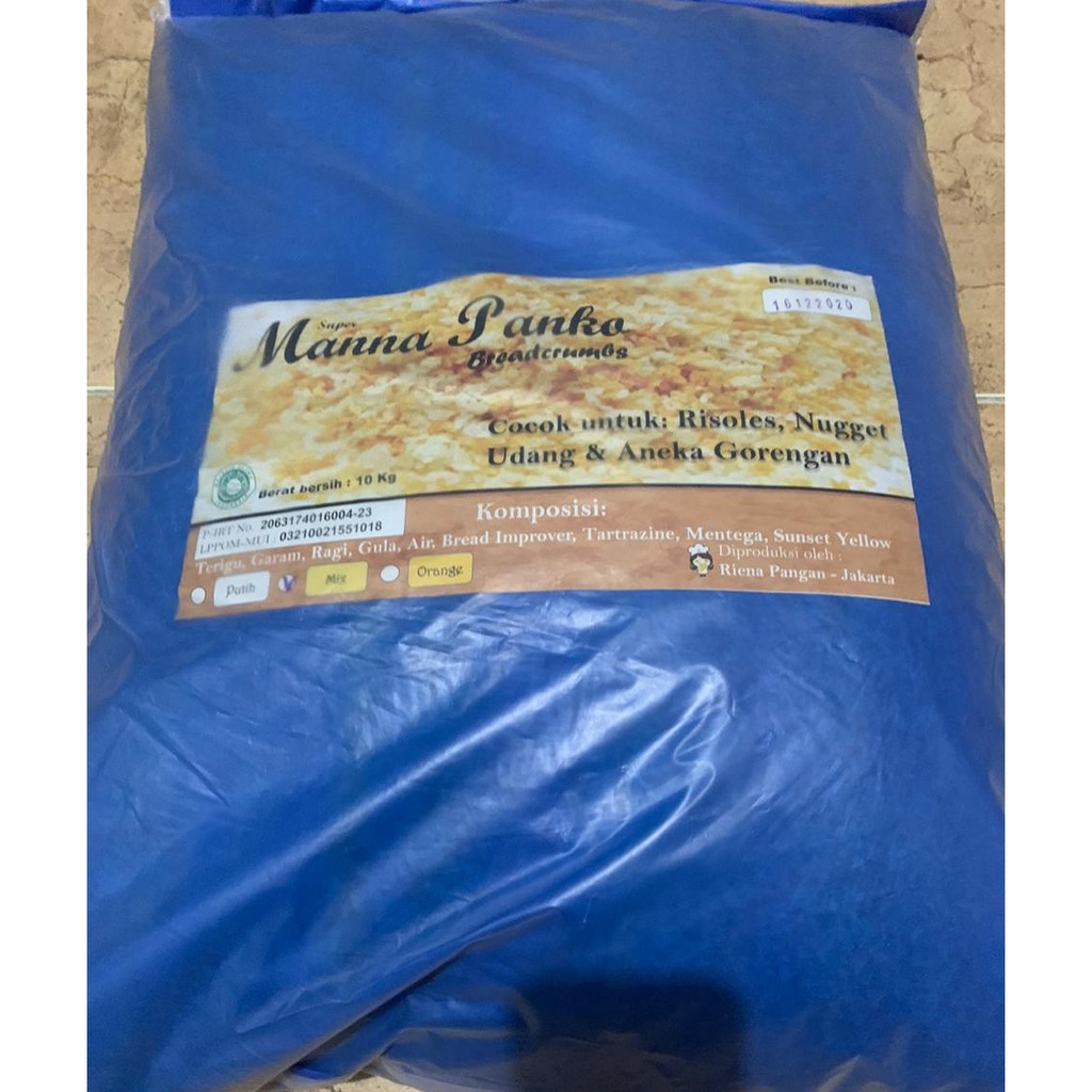 

TEPUNG ROTI MANNA PANKO BREAD CRUMBS NUGGET Panir Premix Repacking 400Gr