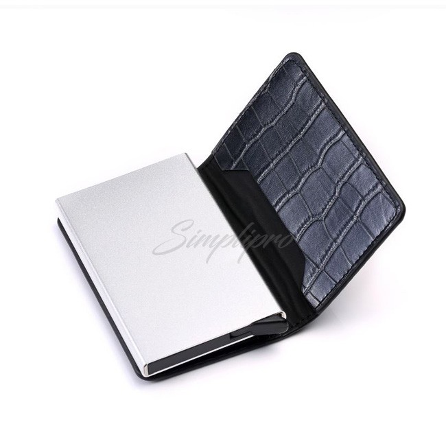 Dompet Pria Mini Smart Wallet Anti RFID Card Holder