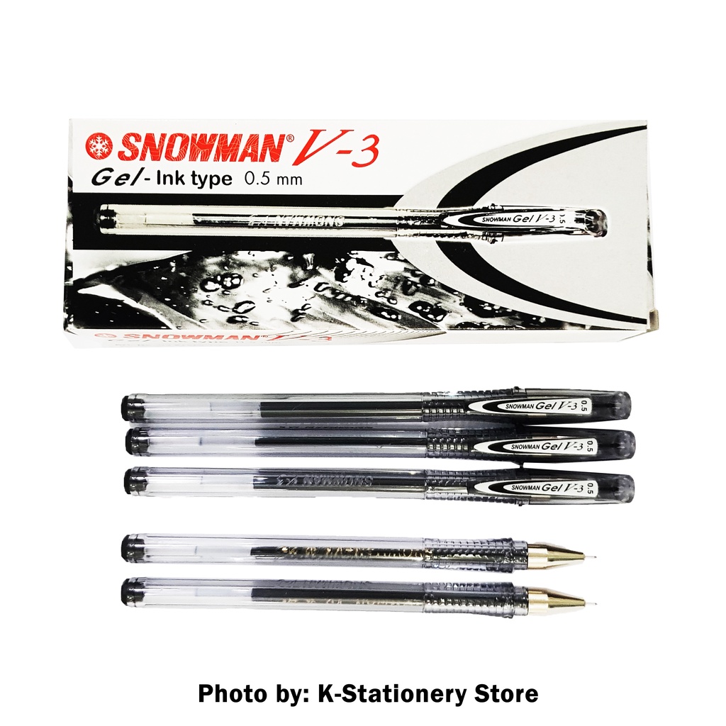 

HJK [Lusin] Bolpen Snowman Gel Pen V-3 [Lusin]