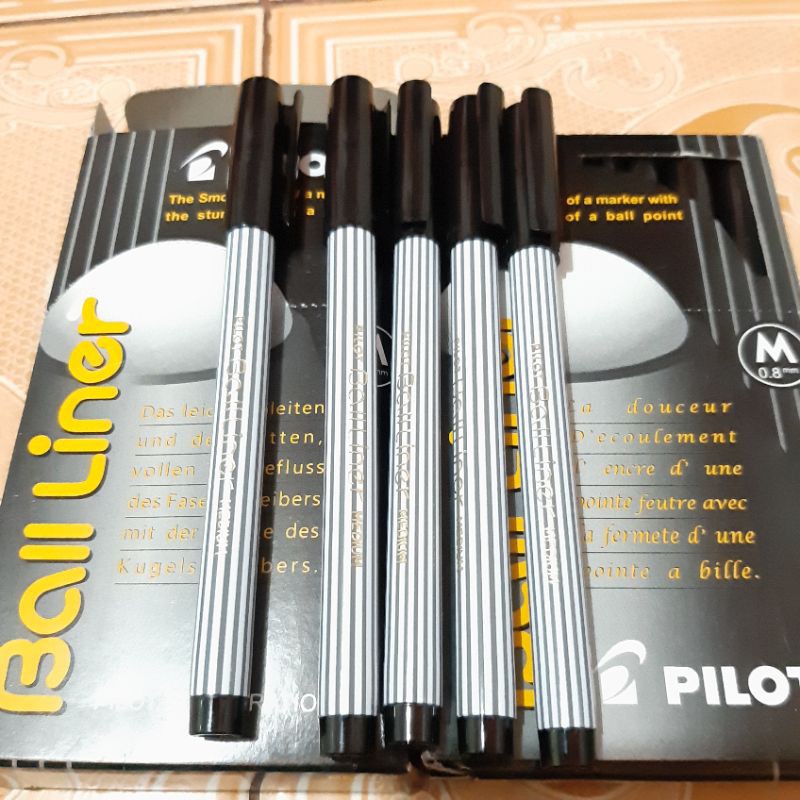 

pen ball liner pilot 0.8mm (biasa untuk TTD) / pc