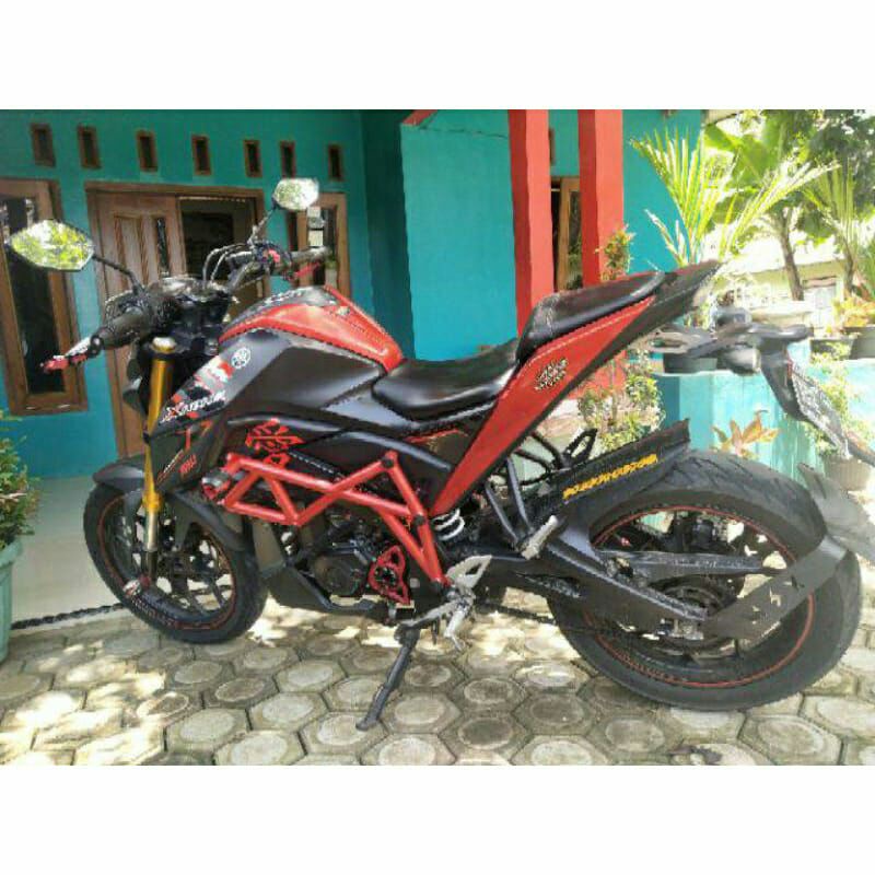 Tubular Xabre crash bar yamaha x abre besi pelindung motor adventure body
