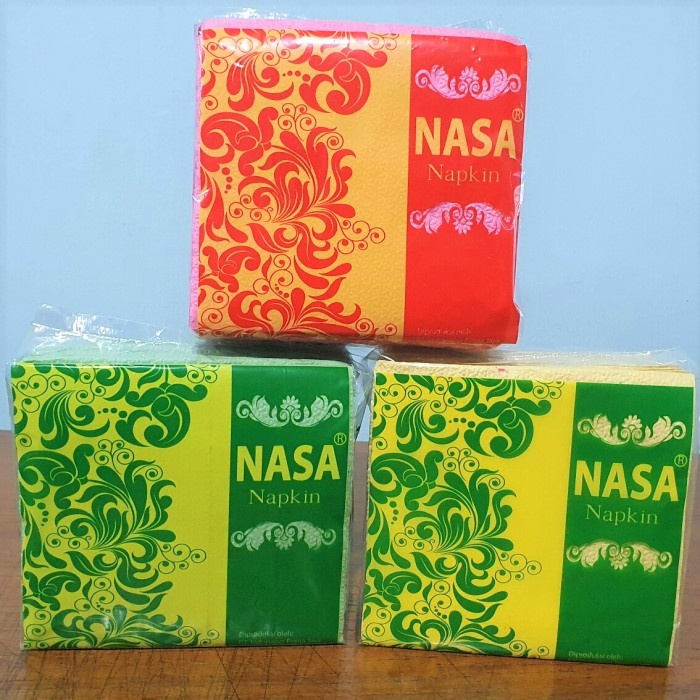 Nasa Napkin Tissue 50 Sheets Tisu nasa napkin tisu Makan Tisu Sendok makan Tisu Napkin TIsu kondangan tisu pesta tisu kasar kertas Napkin Tissue tisu belah 2 50s