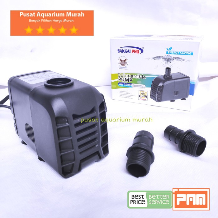 pompa air aquarium 2 meter sakkai aa3700 aa 3700 pompa hidroponik kola