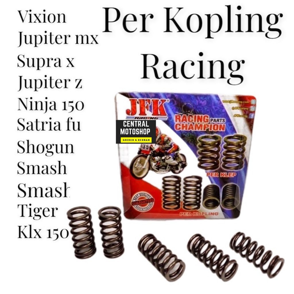 Per Kopling JFK Racing Per Kampas Kopling Racing Vixion,Ninja 150, Rx King,Tiger,Mega Pro,Cbr,Cb150r,Satria Fu,Sonic,Jupiter Z,Mx,Vega,Fizr,Smash,Shogun,Supra,Klx &amp; Motor Lain Nya