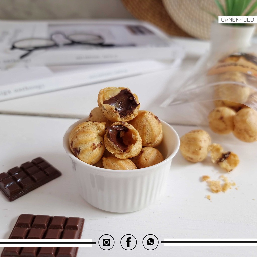 

[TERMURAH DAN TERLARIS] SOES COKELAT HOMEMADE 100gr