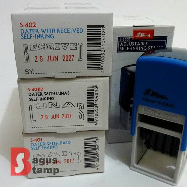 

MENYURAT-SURAT- STEMPEL OTOMATIS PAID, LUNAS, RECEIVED SHINY S-401, S-401D, S-402 - S401/PAID,