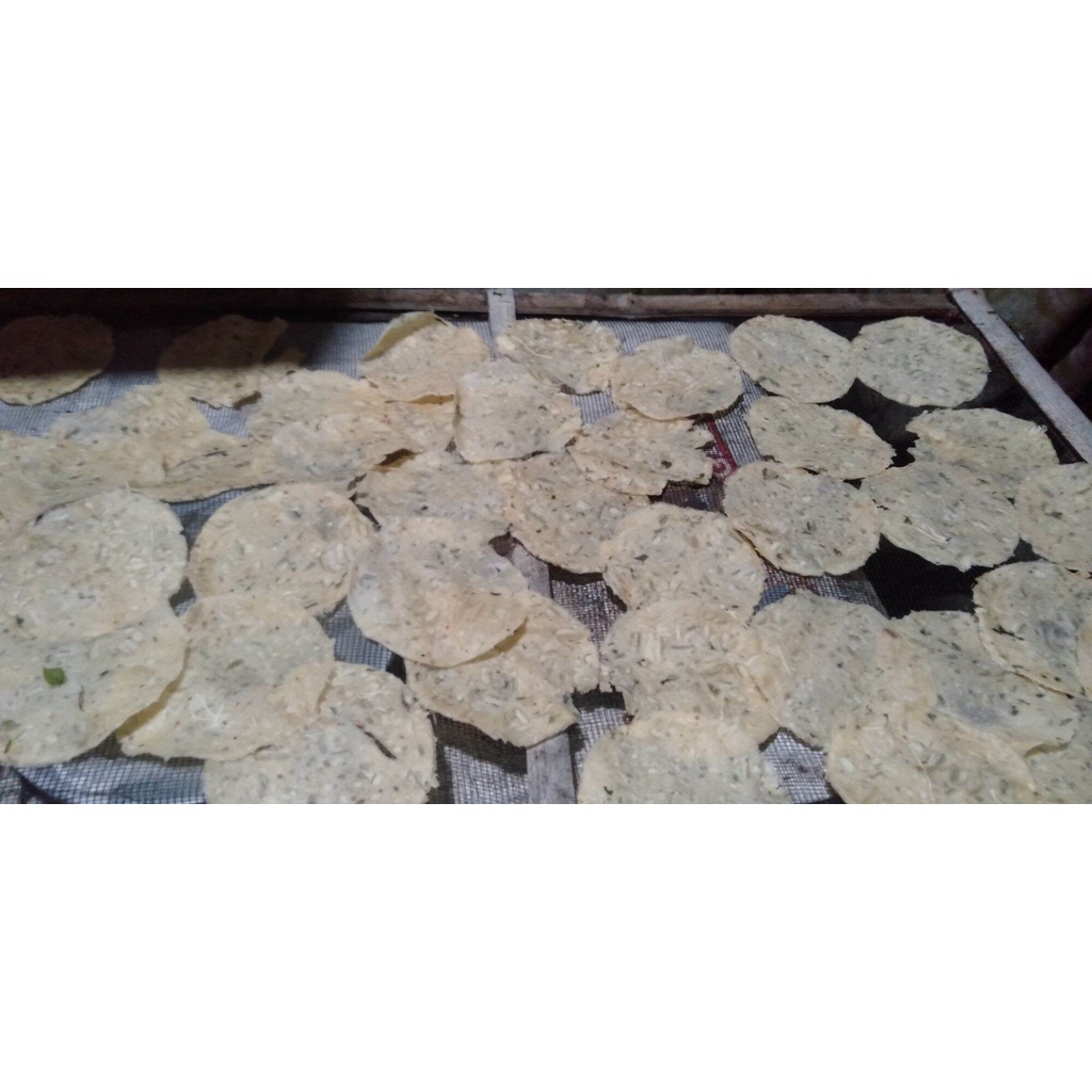 

( GROSIR ) krupuk upak qtela samier. lezat enak. mentah 250 Gram