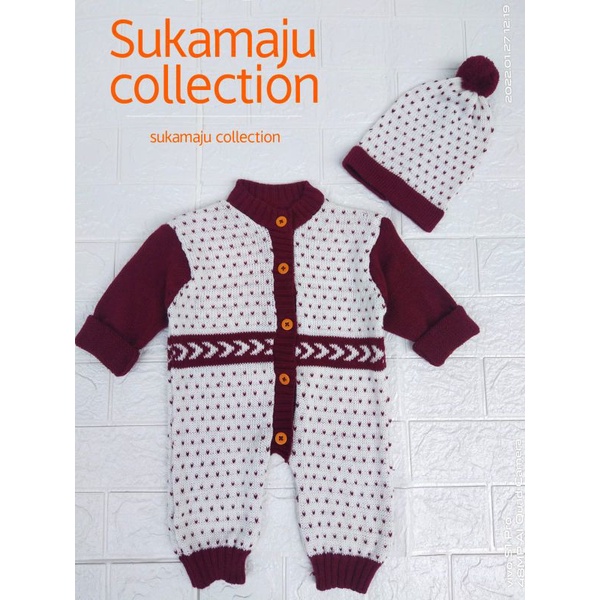 JUMPER BAYI POLCADOT UNISEX/ROMPER BAYI POLCADOT UNISEX