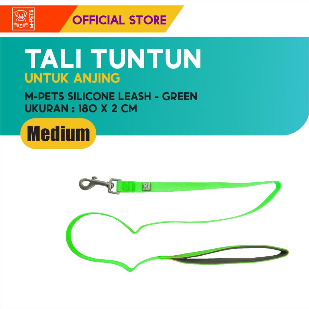 M-Pets Silicone Leashes Size M / Tali Tuntun Anjing