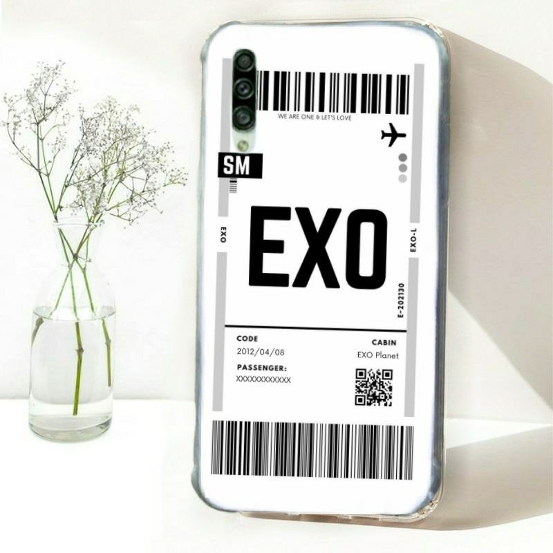 CASE EXO BARCODE TIKET CASE ANTI CRACK SAMSUNG IPHONE VIVO XIAOMI REDMI OPPO REALME INFINIX