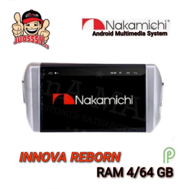 Head Unit Android Innova Reborn ANDROID NAKAMICHI INNOVA REBORN VOICE COMMAND 9 inch Ram 4/64 GB