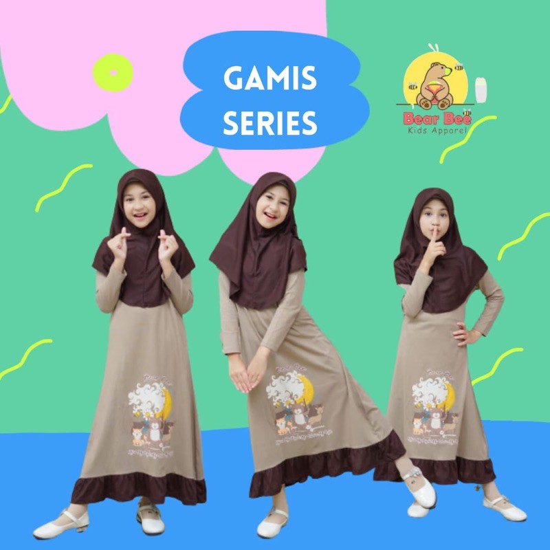 Gamis Anak Bearbee