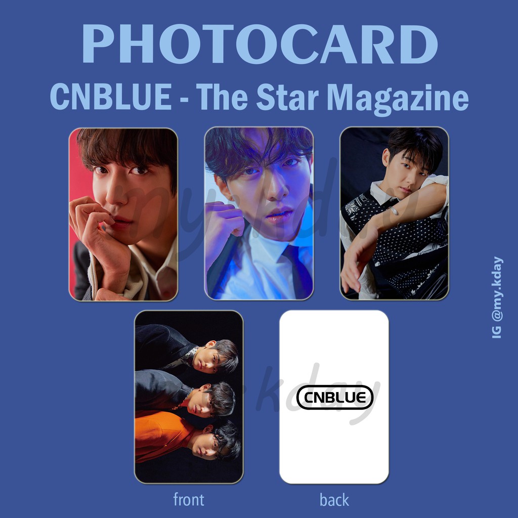 PC-0198, Unofficial Photocard CNBLUE The Star Magazine 2 sisi