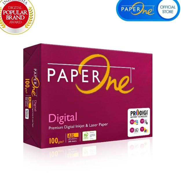 

➳ PaperOne Kertas HVS Fotocopy 100g A3 - Ream ♫