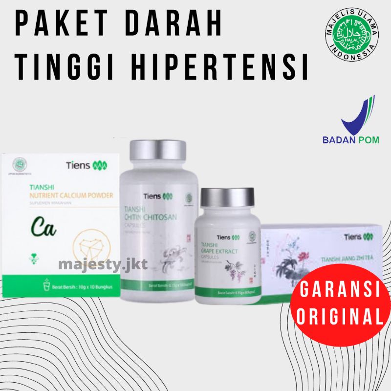 Suplemen Darah Tinggi Hipertensi Original | Obat Herbal Darah Tinggi