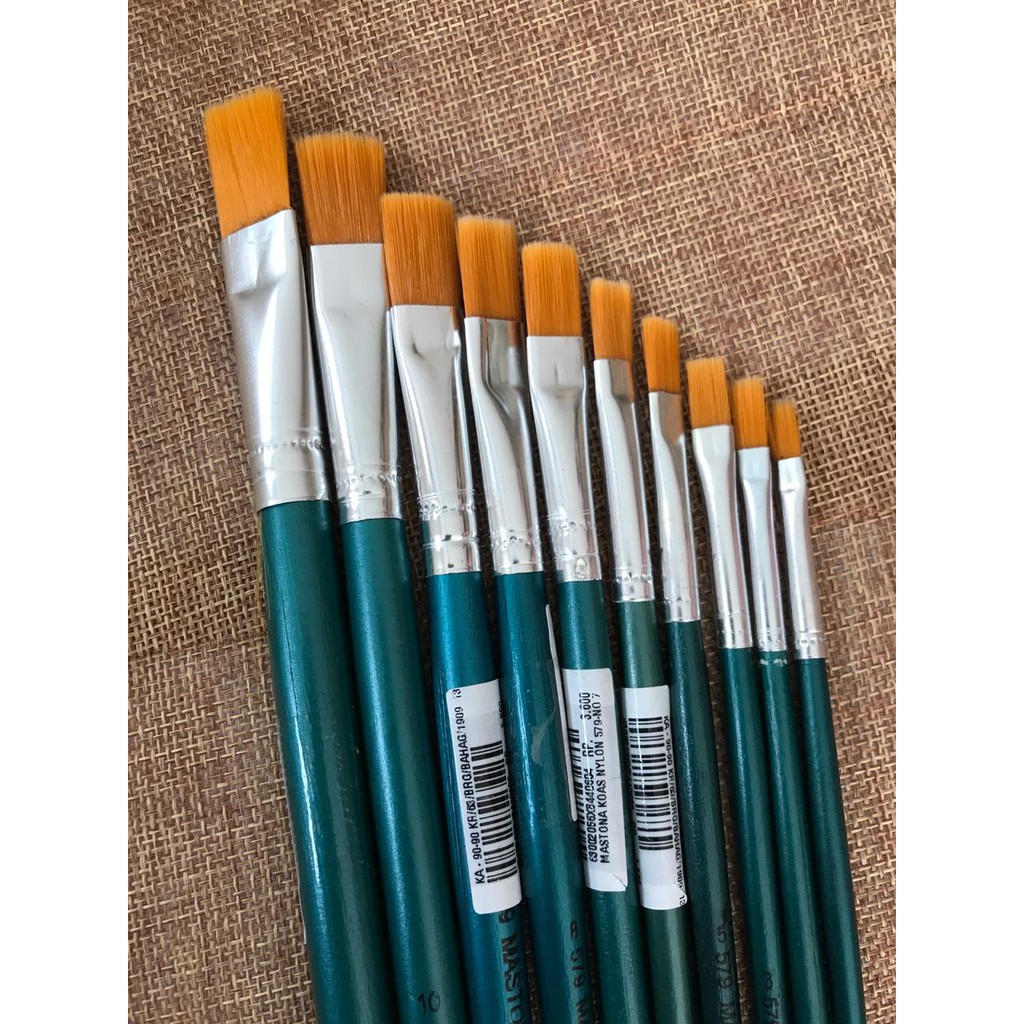 

Kuas Lukis / Brush Lukis Mastona Nilon 579 No 1-12 / Kuas Melukis - Satuan