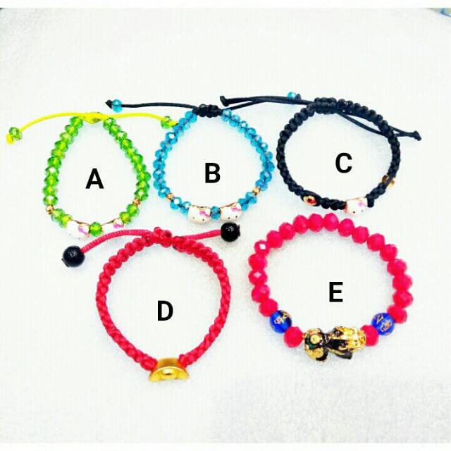 Gelang Hello Kitty / Gelang Naga /Gelang Kristal / Gelang Tali