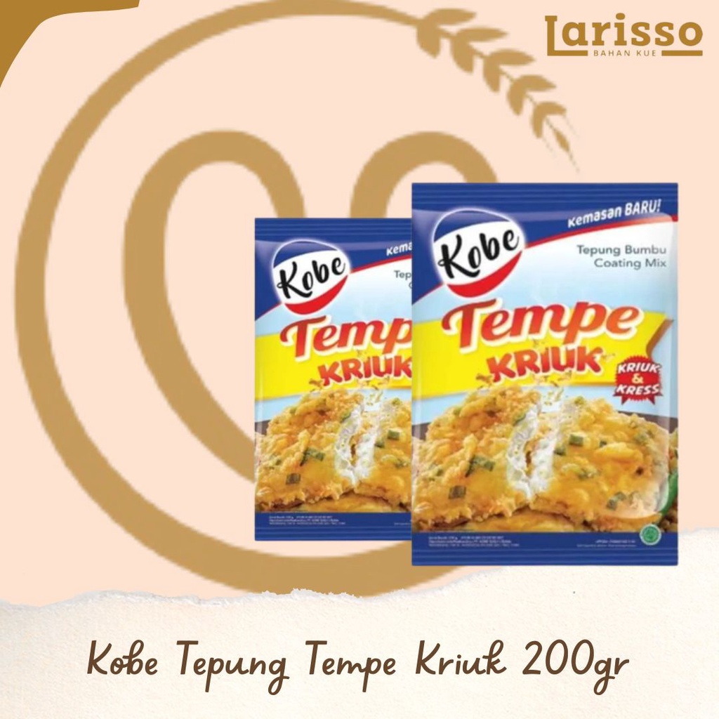 

KOBE TEPUNG BUMBU TEMPE KRIUK 200GR