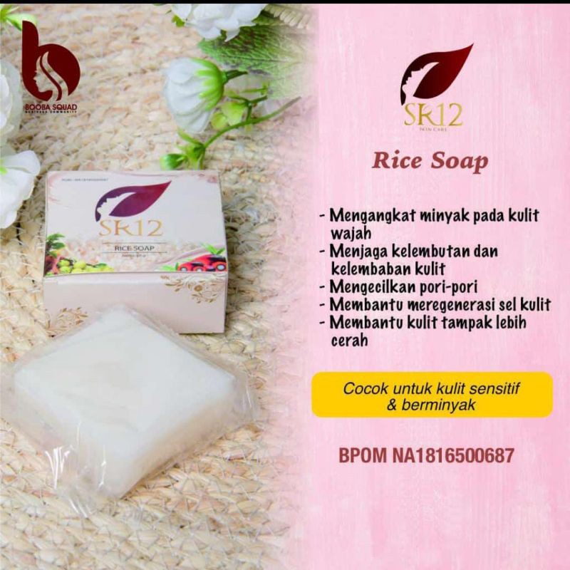 

RICE SOAP SR12 / SABUN BERAS SR12 HERBAL SKINCARE - BERAS