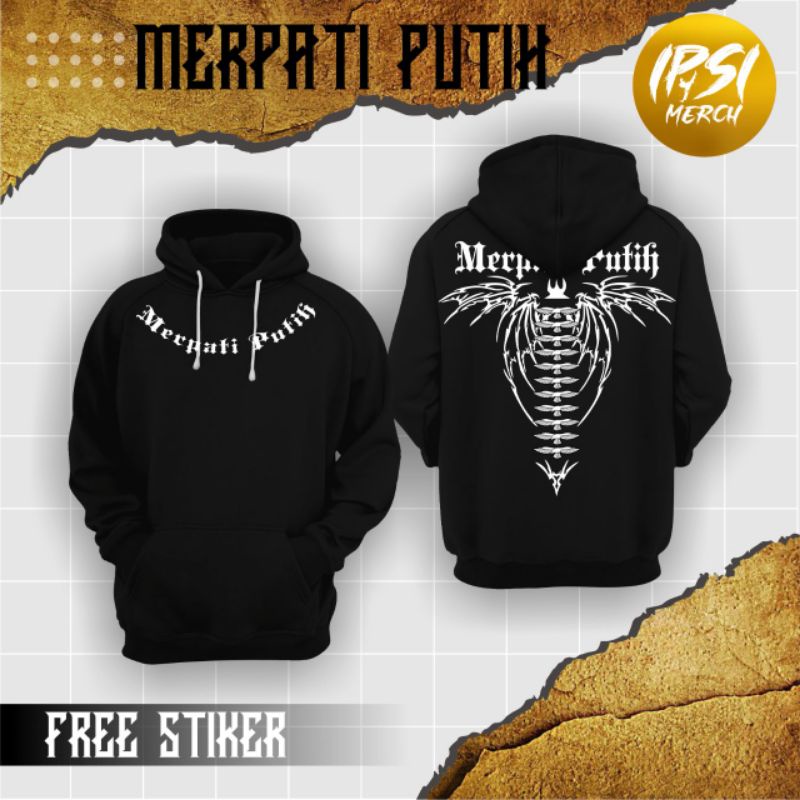 Hoodie Merpati Putih