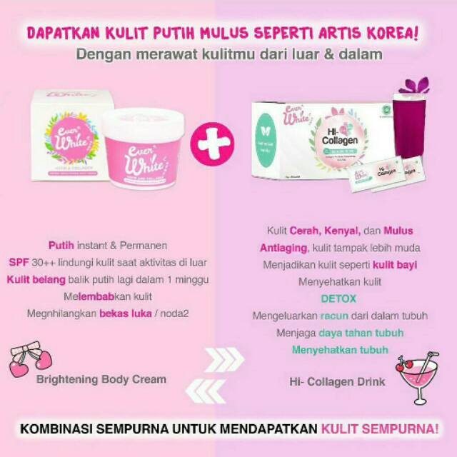 

Paket pink dan drink