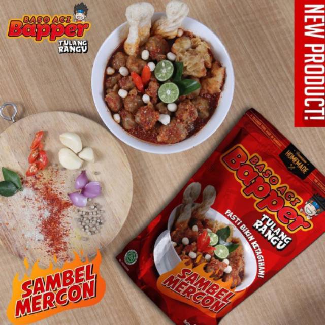 

Baso Aci Bapper Sambal Mercon